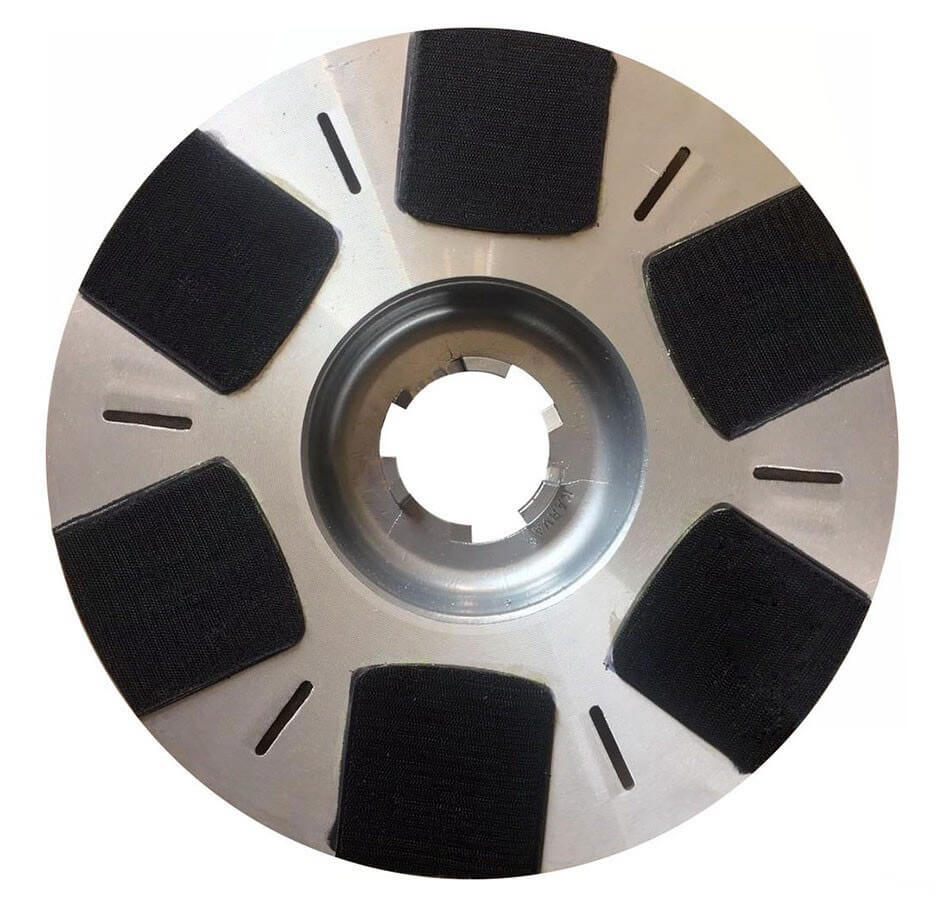 Mâm gang gắn đĩa mài sàn 18 inch Mâm gang gắn đĩa mài sàn 18 inch