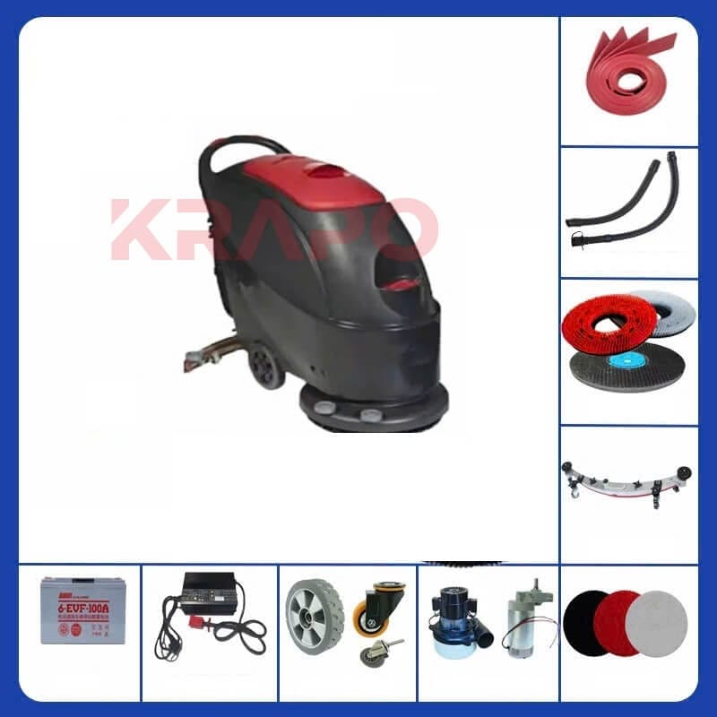 Máy chà sàn đẩy tay Krapo Model AS510B Máy chà sàn đẩy tay Model AS510B