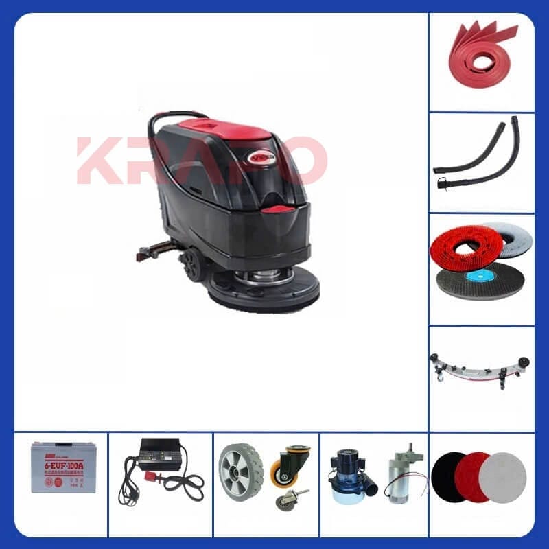 Máy chà sàn đẩy tay Krapo Model AS5160 Máy chà sàn đẩy tay Model AS5160