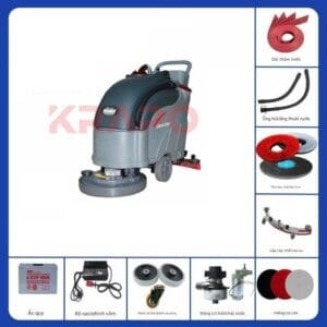 Máy chà sàn cong nghiệp liên hợp Krapo HERO T20