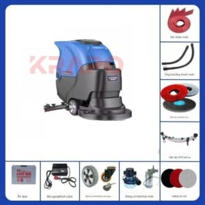 Máy chà sàn công nghiệp liên hợp Krapo KMS55