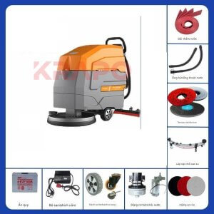 Máy dánh sàn công nghiệp đẩy tay Krapo RS-M65