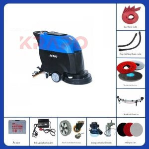 Máy chà sàn công nghiệp liên hợp Krapo SC50D