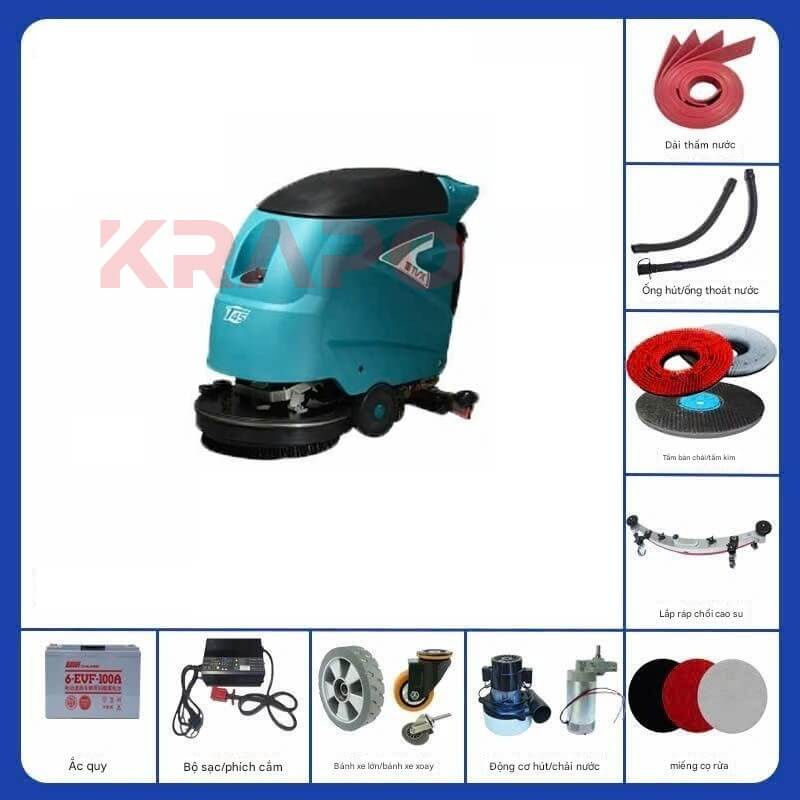 Máy chà sàn công nghiệp liên hợp TVX T45 Máy chà sàn công nghiệp Liên hợp TVX T45