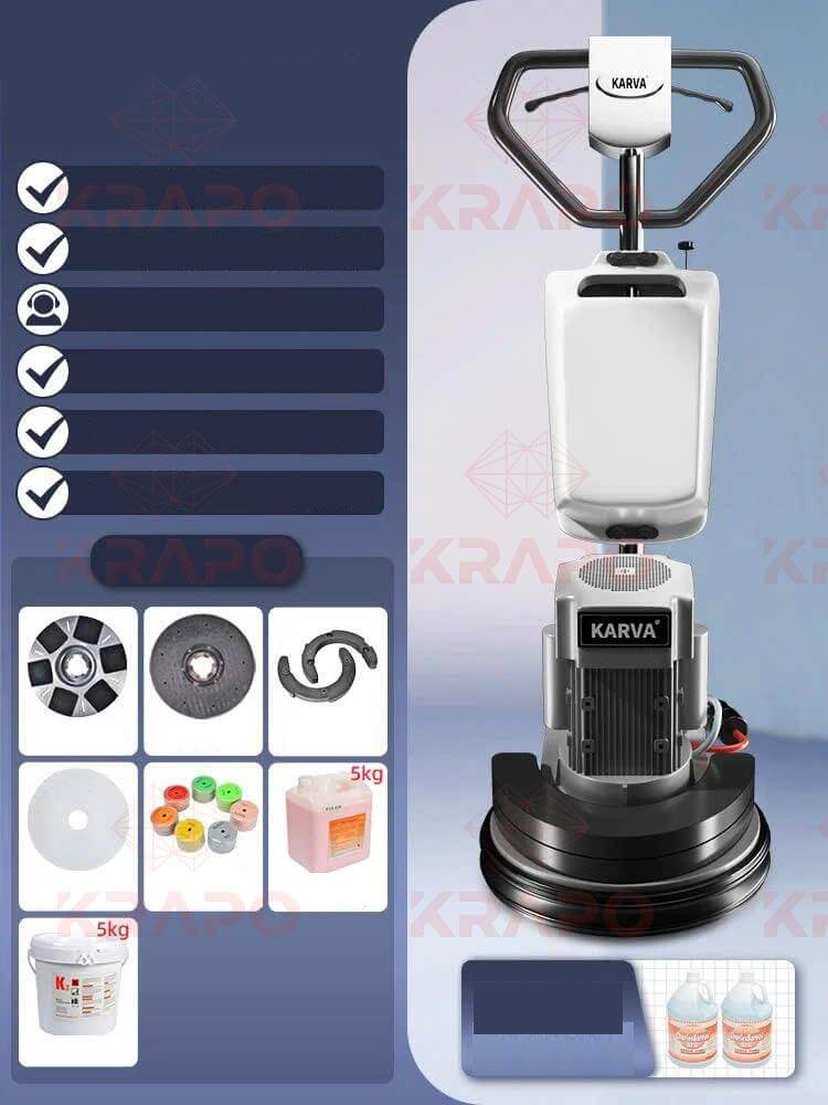 Máy mài sàn công nghiệp Karva KVG-17F Máy mài sàn công nghiệp Karva Model KVG-17F