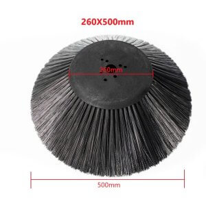 Chổi bên máy quét rác công nghiệp ngồi lái Krapo