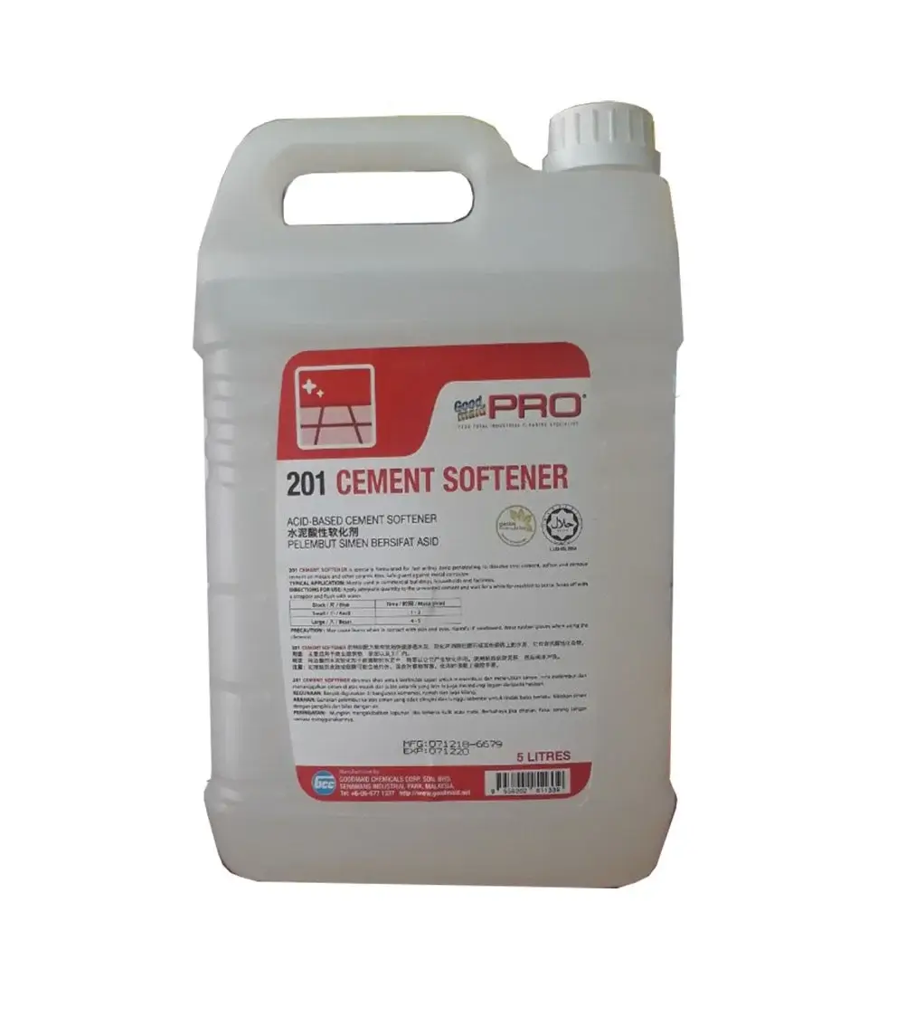 Hóa chất tẩy đốm xi măng gốc acid GMP 201 Hóa chất tẩy đốm xi măng gốc acid GMP 201