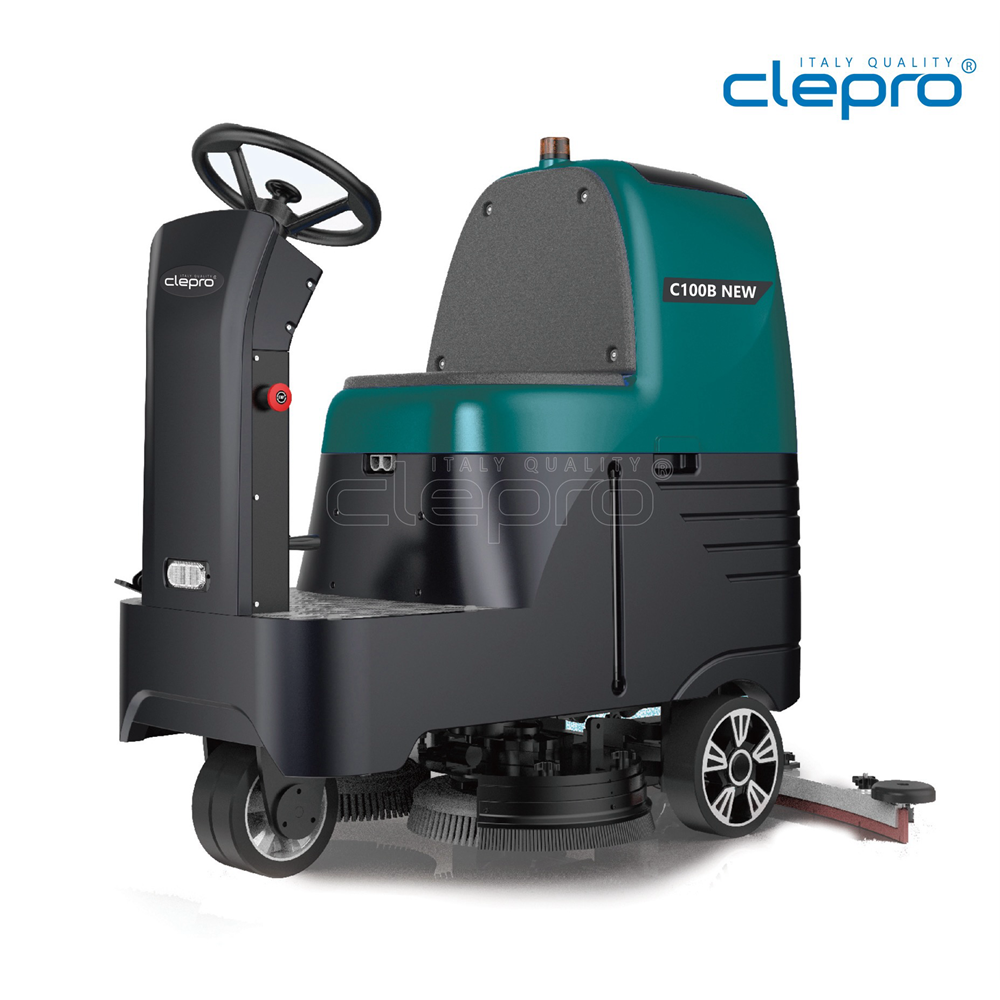 Máy chà sàn công nghiệp ngồi lái CLEPRO C100B New Máy chà sàn công nghiệp ngồi lái CLEPRO C100B New